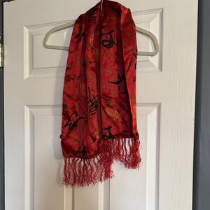 Vintage 100% Silk Scarf